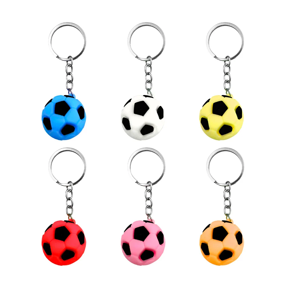 1pza Llavero colgante en forma de balón de fútbol, con aro para llave…
