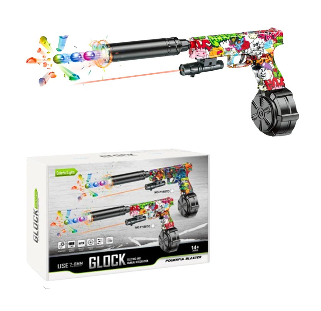 Pistola de juguete eléctrica con balas de hidrogel 7-8mm y diseño est…