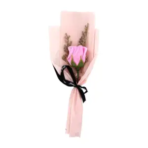 Rosa artificial con listón just for you, variedad de colores / all th…