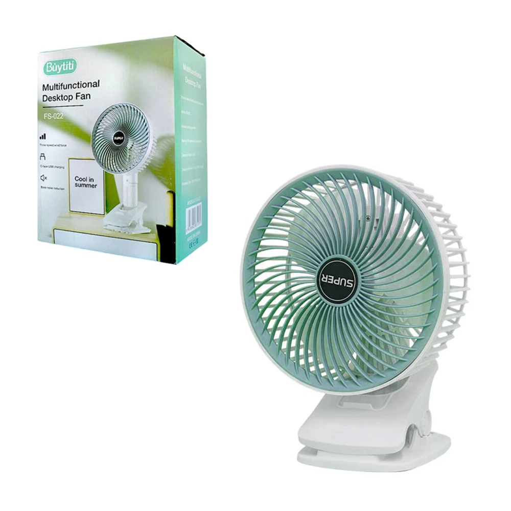 Ventilador portátil multifuncional buytiti de 3 velocidades, 3 aspas …