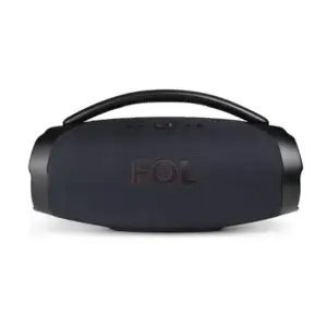 Bocina fol portátil recargable con diseño en forma ovalada + agarrade…
