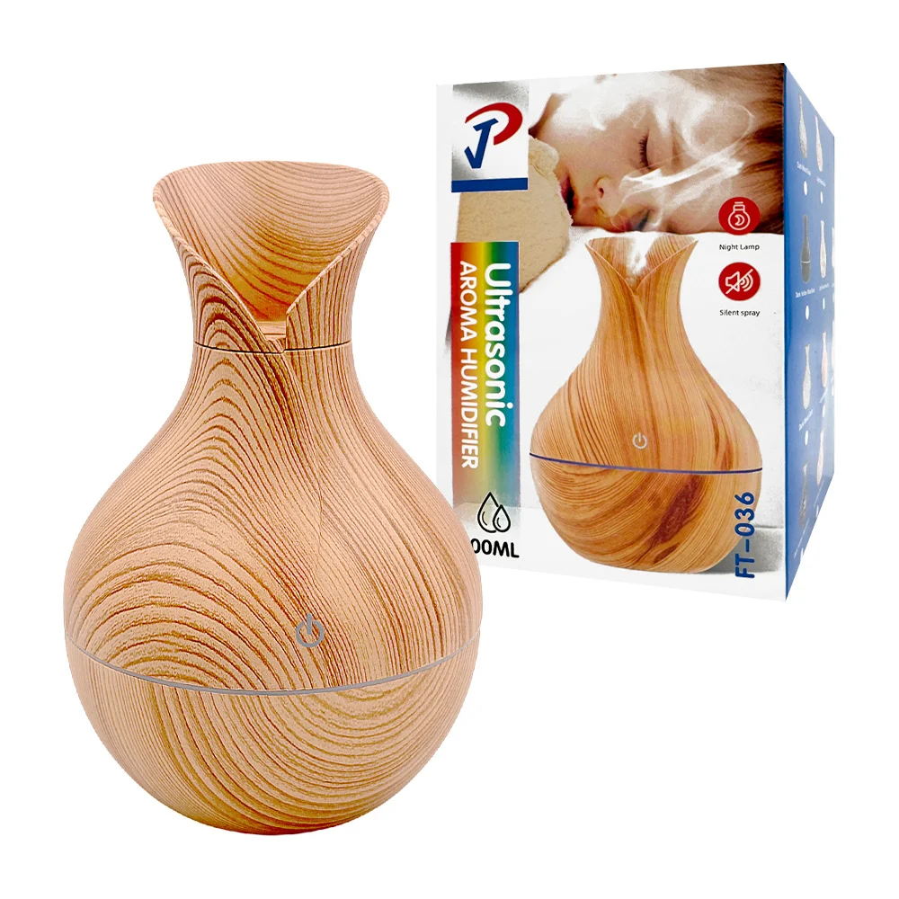 Humidificador ultrasónico con luz led y capacidad de 200ml / ultrason…