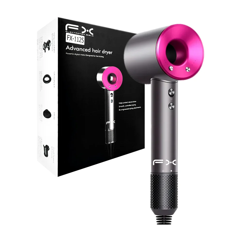 Secador de cabello profesional con 5 cabezales difusores, 3 velocidad…