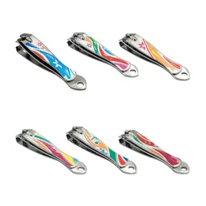 1pza cortauñas metálico de 7cm con diseño, variedad de modelos / g337…