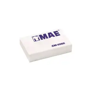 Caja con 60 borradores mae de goma blanca / gm-60be