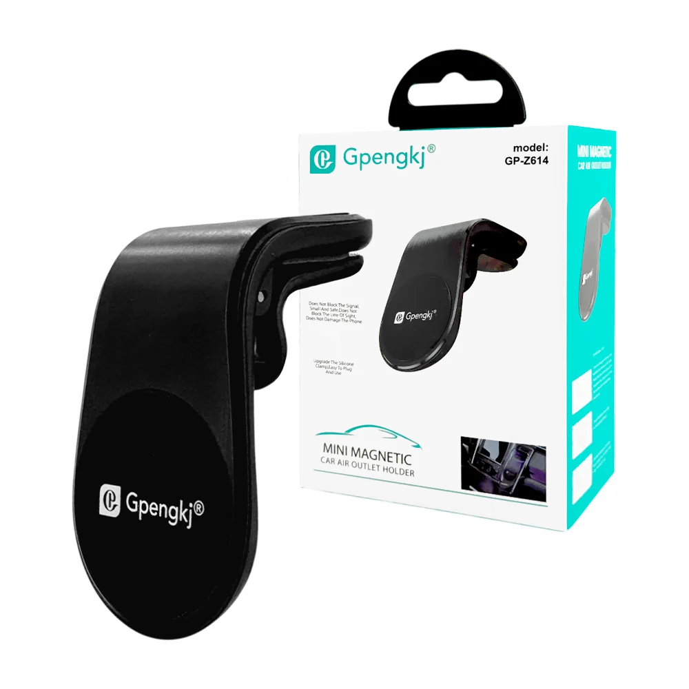 Soporte magnético para celular, sujetado a ventilación de coche / 168…