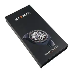 Reloj smartwatch redondo con 1 correa de plástico, 1 correa metálica …