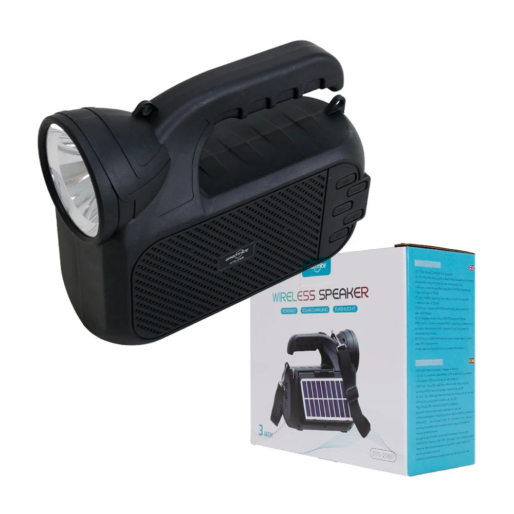 Bocina bluetooth greatnice portátil recargable de 3 pulgadas con pane…