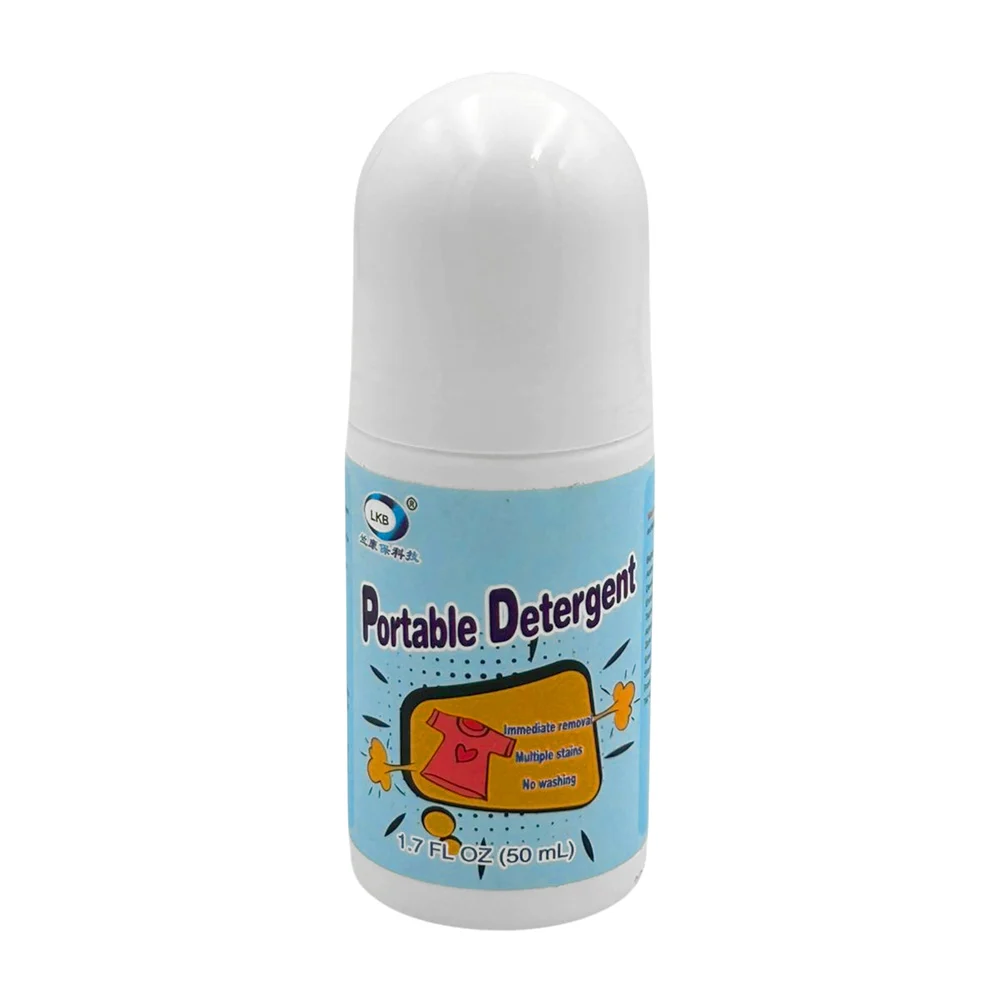 Detergente portátil en forma de roll-on para quitar manchas de la rop…