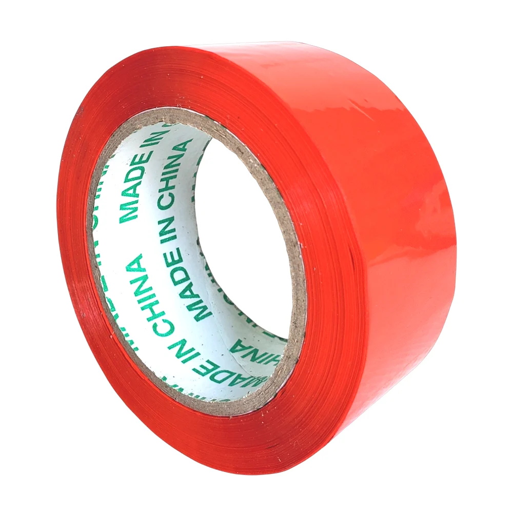 1pza Rollo de cinta adhesiva en color rojo para empaque, 4.8cm de gro…
