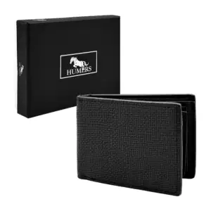 Cartera - billetera humers para caballero de piel sintética con diseñ…