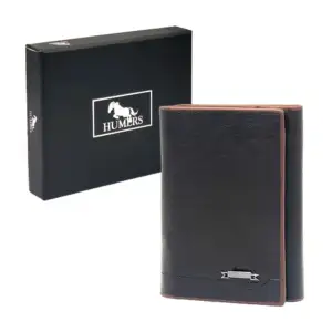 Cartera de vinil humers para caballero, variedad de colores / h4417