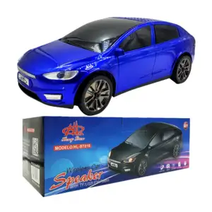 1pza Bocina inalámbrica, recargable, en forma de coche tipo sedán, co…