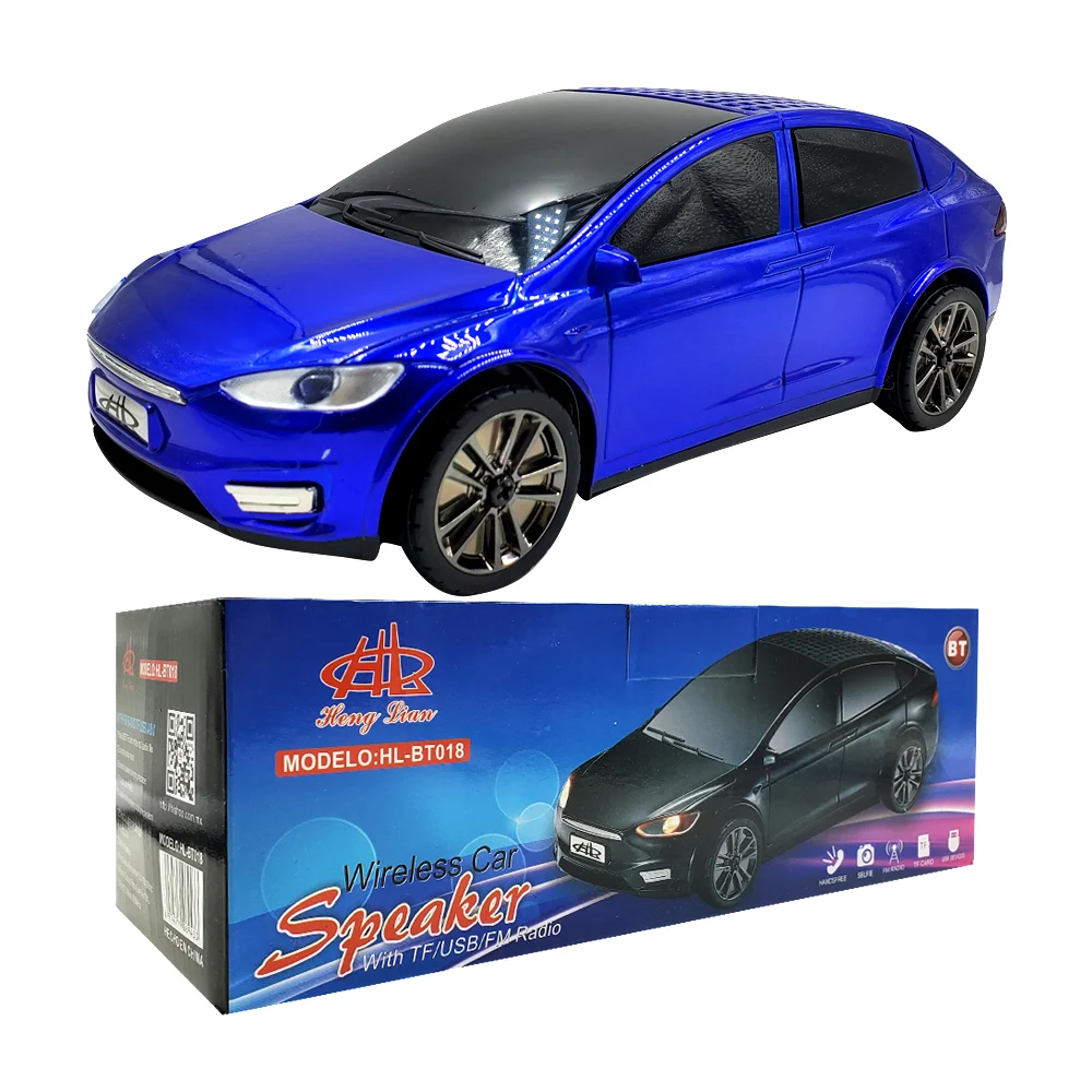 1pza Bocina inalámbrica, recargable, en forma de coche tipo sedán, co…