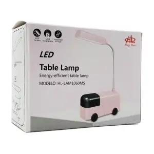 Lámpara de escritorio en forma de camión autobús recargable, variedad…