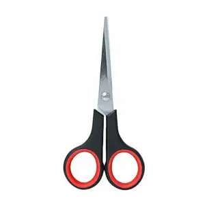 1pza Tijeras de acero inoxidable de 6.5 pulgadas con mango de plástic…