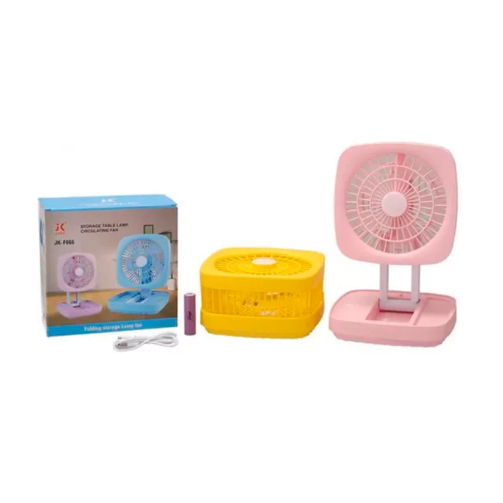 Mini ventilador con forma cuadrado, plegable y base para escritorio, …