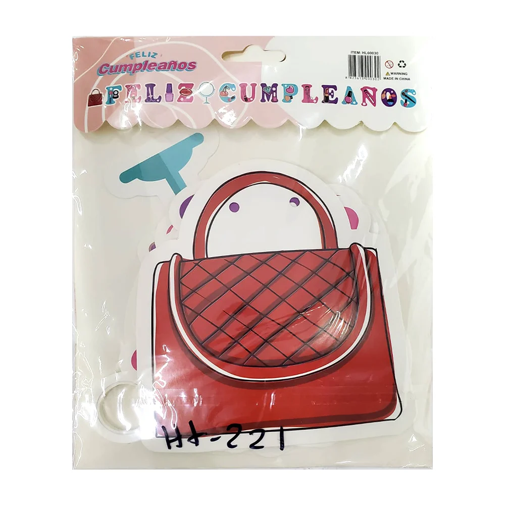 Banner letrero móvil feliz cumpleaños con diseño de cosméticos / hl00…