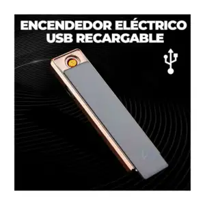 Encendedor eléctrico compacto recargable usb, variedad de colores