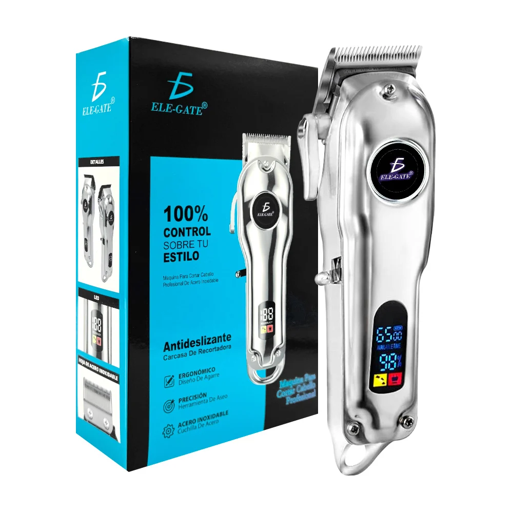 Máquina profesional para cortar cabello de acero inoxidable con indic…