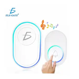 Timbre inalámbrico touch con luz rgb, 39 tonos y 5 niveles de volumen…
