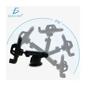 Soporte ajustable ele-gate de plástico con ventosa para teléfono celu…