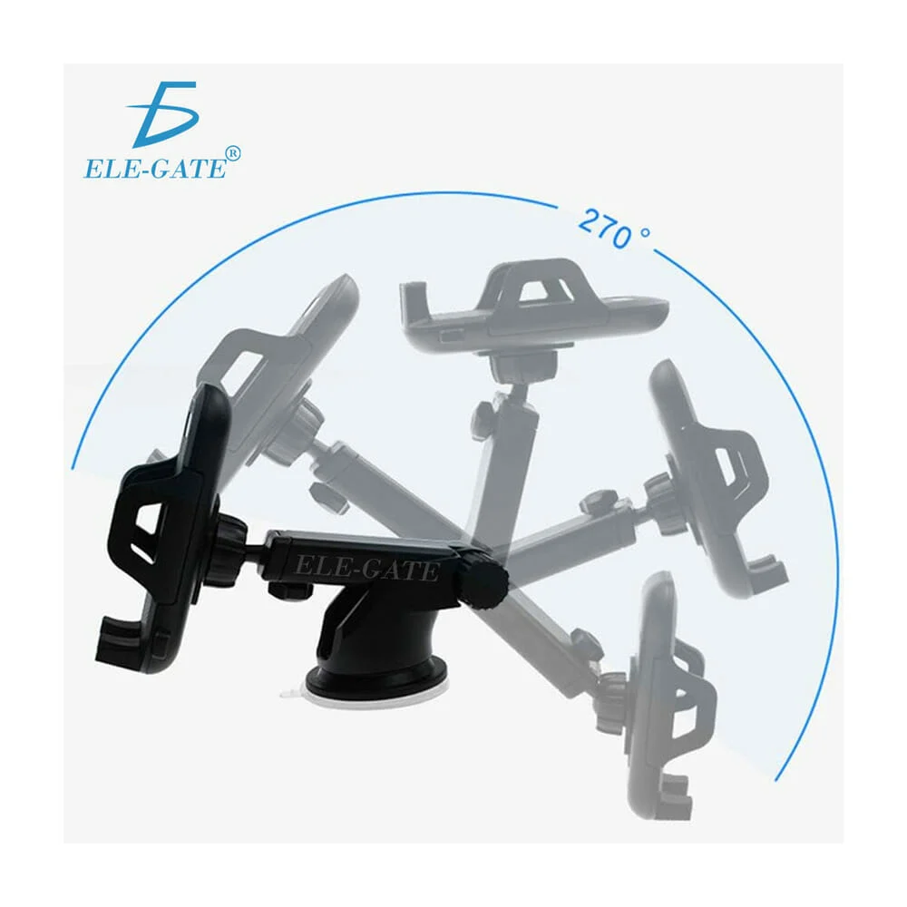 Soporte ajustable ele-gate de plástico con ventosa para teléfono celu…