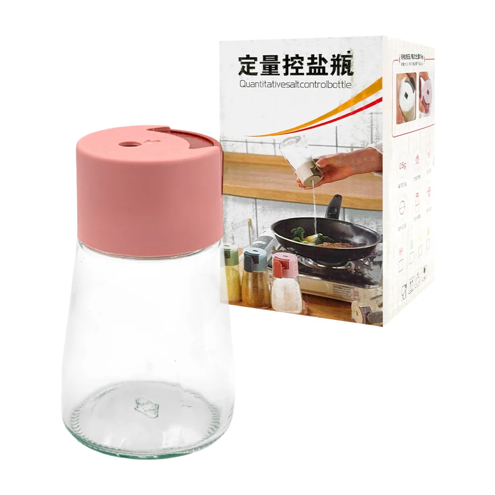 1pza frasco de cristal pequeño con dispensador semiautomático para co…
