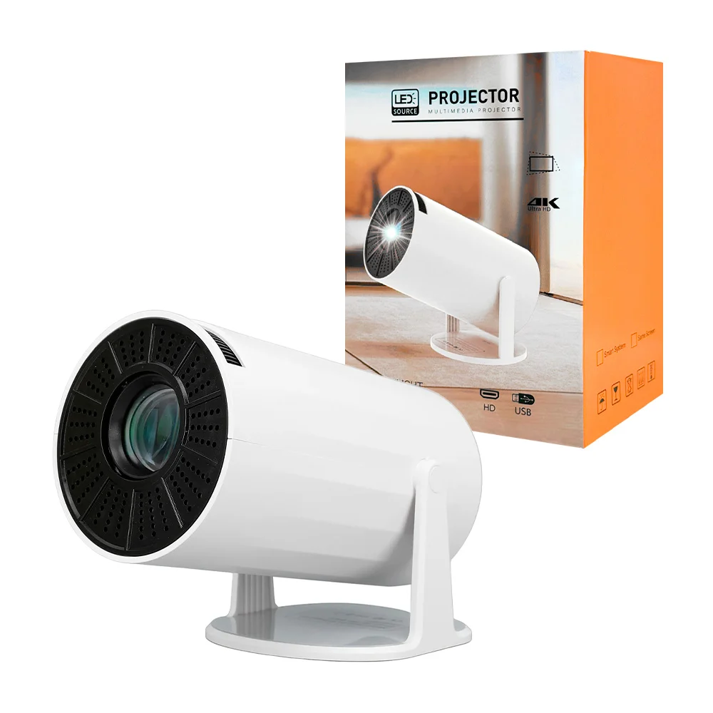 Proyector led multimedia cilíndrico con resolución hd, puertos hd y u…