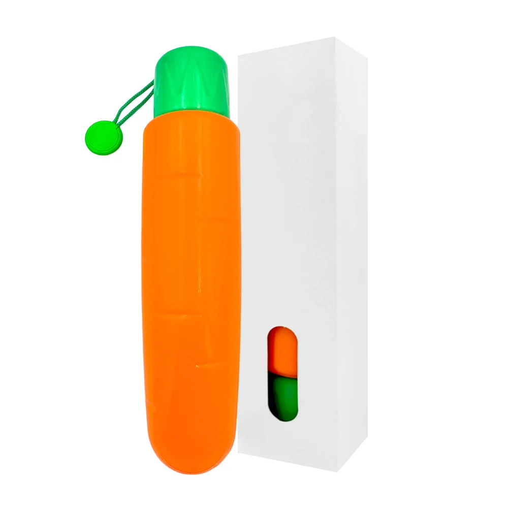 Paraguas - sombrilla de bolsillo en color liso con estuche en forma d…