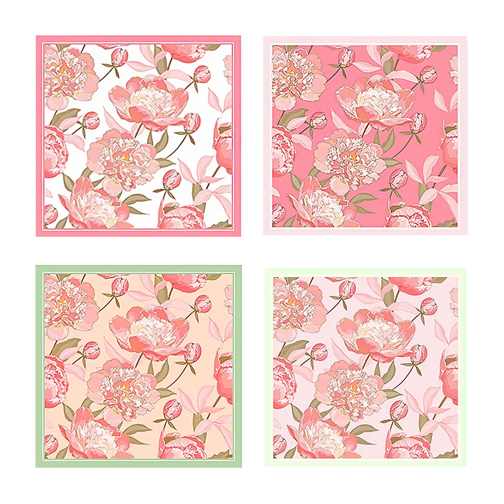 Paquete de 20 pliegos de papel para regalo con estampado de flores pe…