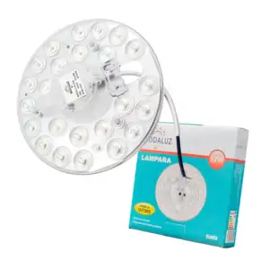 Lámpara led circular modaluz de luz blanca con 80 lúmenes y consumo d…