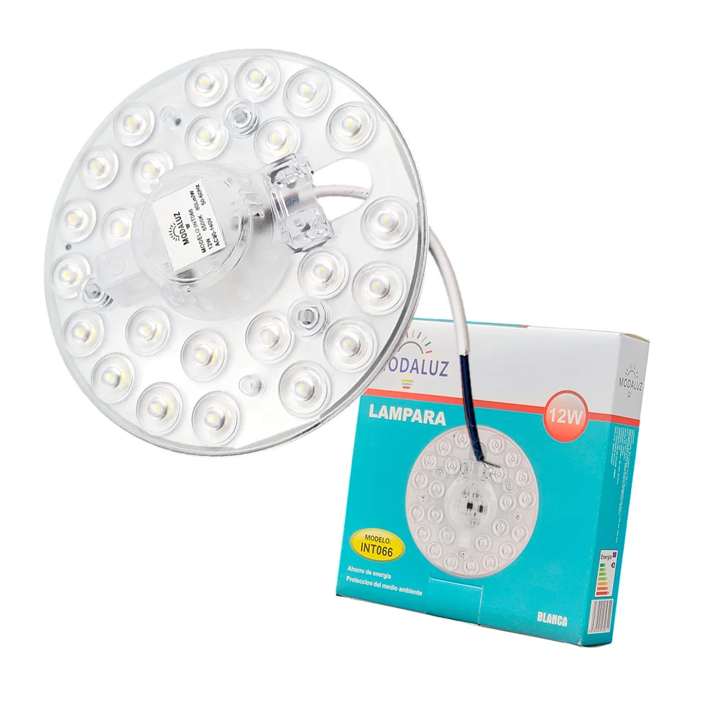 Lámpara led circular modaluz de luz blanca con 80 lúmenes y consumo d…