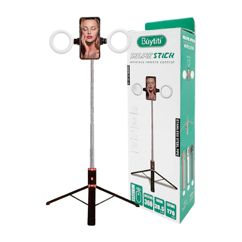 Selfie stick - tripie bluetooth buytiti plegable retráctil con contro…