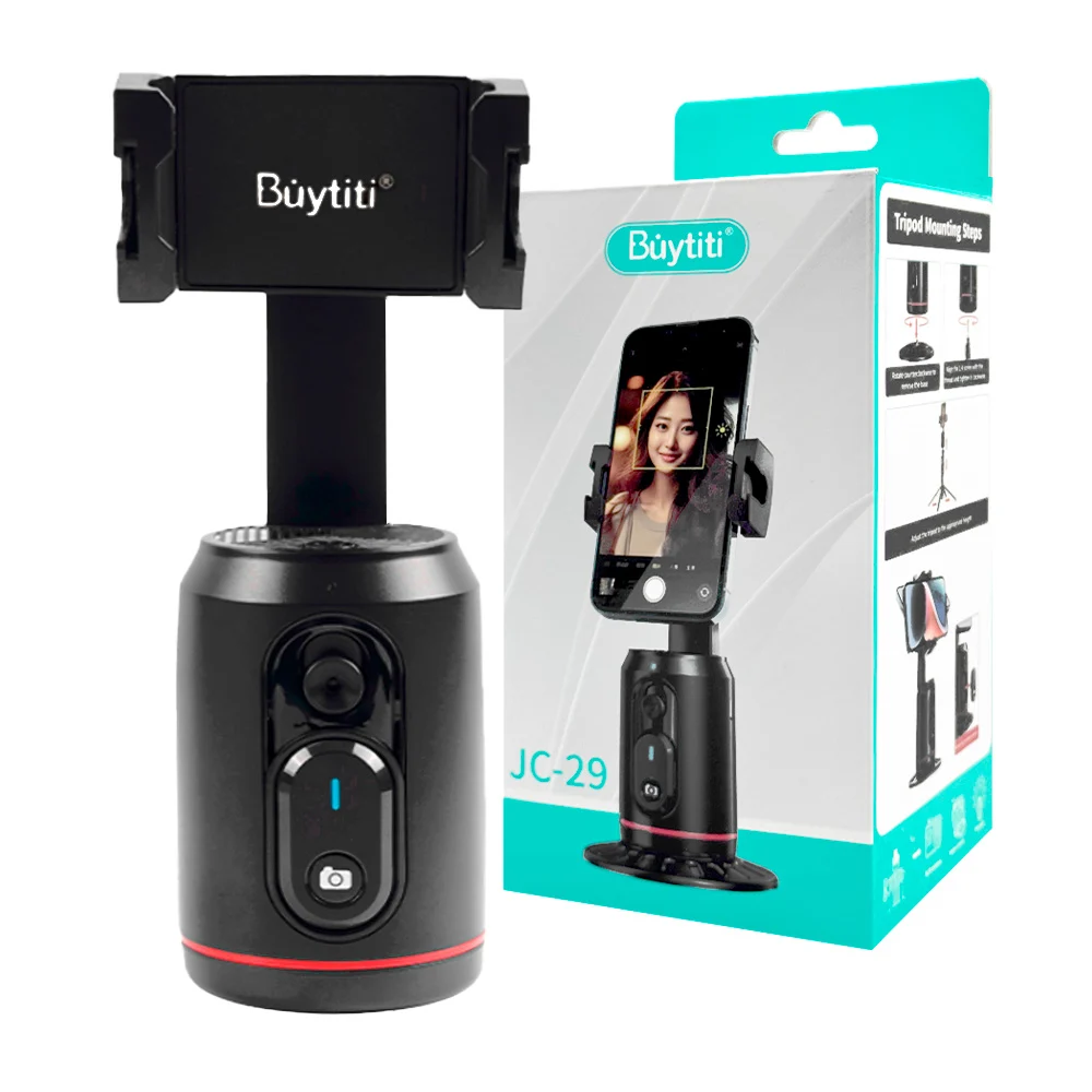 Soporte para celular con función de seguimiento facial automático, ro…