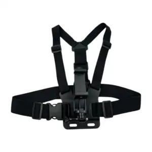 Arnés ajustable de pecho con soporte metálico para cámara gopro o cel…