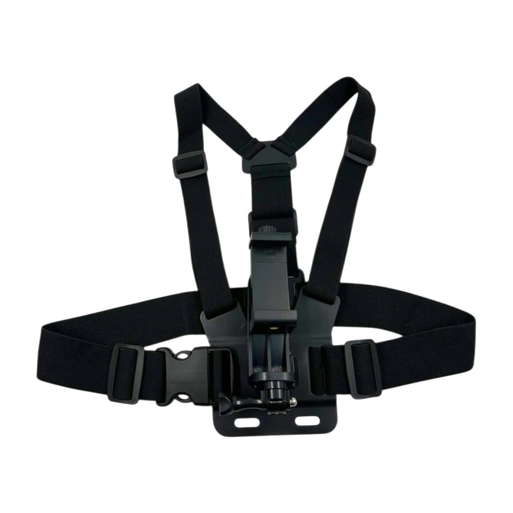 Arnés ajustable de pecho con soporte metálico para cámara gopro o cel…