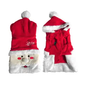 Ropa tipo suéter afelpado completo con diseño en forma de rostro de s…