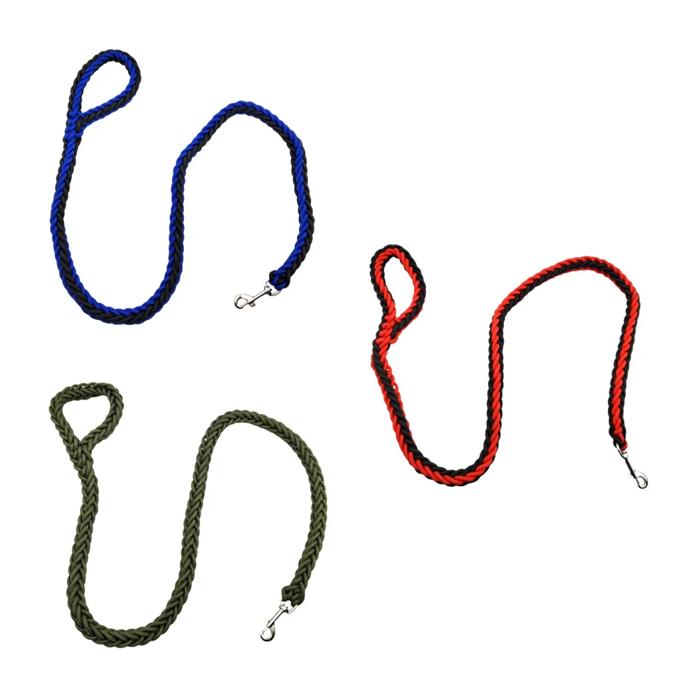 Correa tipo soga trenzada para mascota, 120cm, variedad de colores / …
