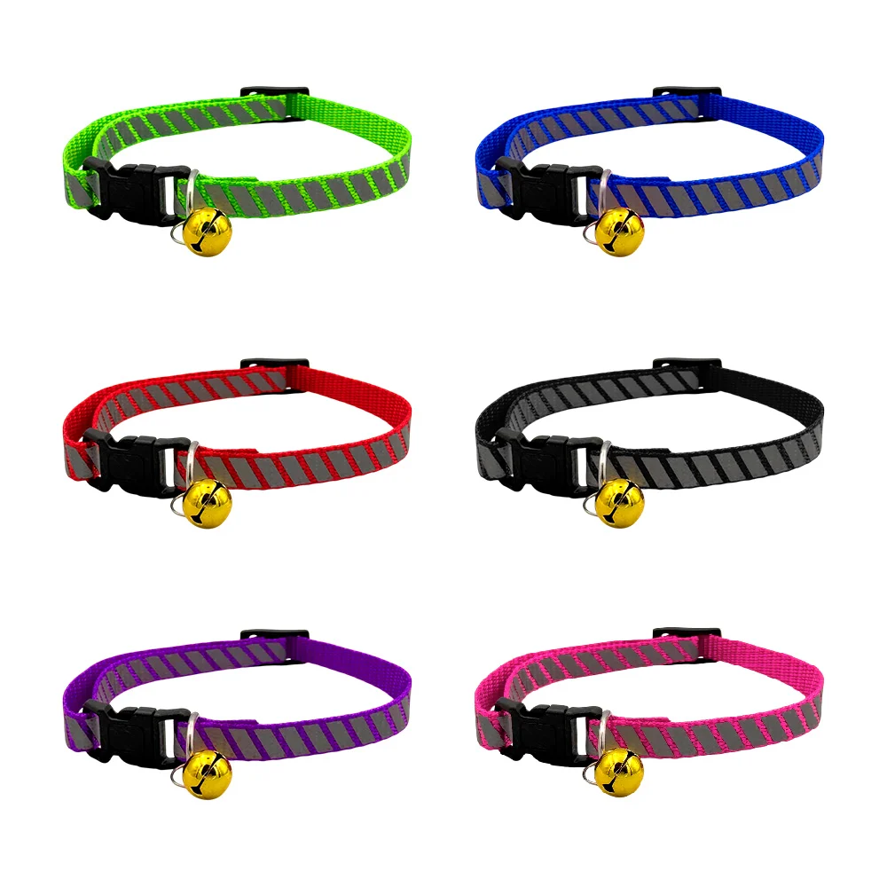 Collar para mascotas pequeñas, ajustable de tela y líneas diagonales …