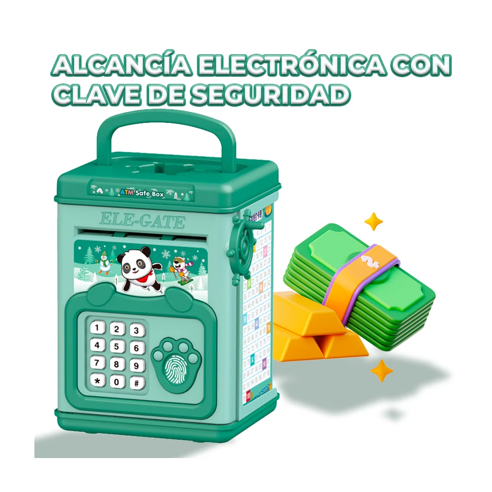 Alcancía de juguete con código de seguridad / jug.840