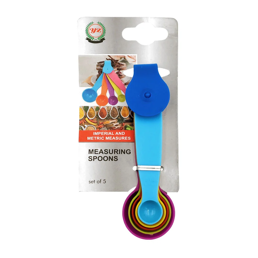 Set con 5 mini cucharas medidoras de plástico plegables, variedad de …