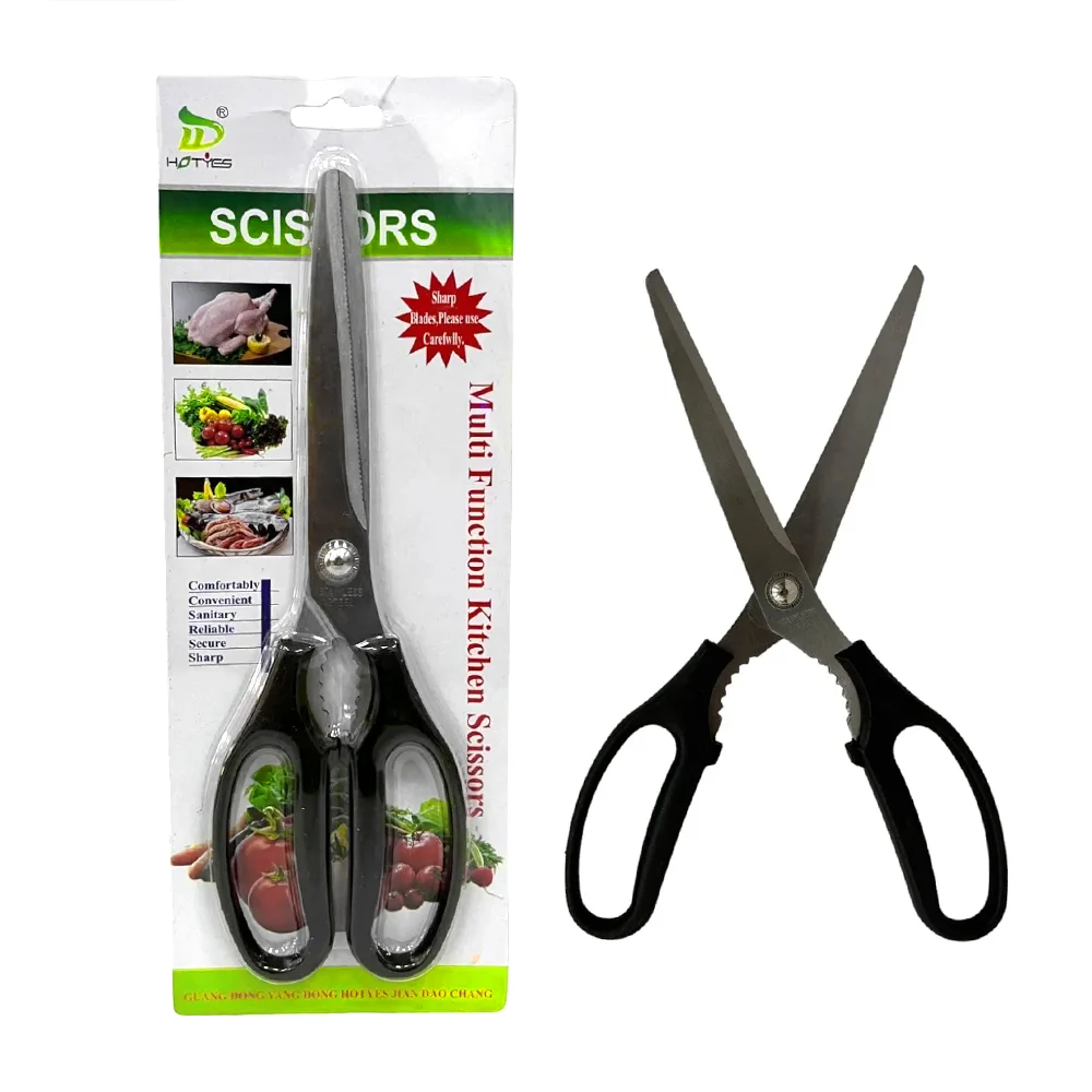 Tijeras multiusos 2 en 1, de acero inoxidable para cocina, 25cm / kc4…