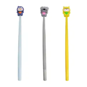 Pluma / bolígrafo, flexible con diseño de animales kawaii de silicona…