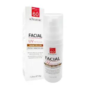 Crema facial kormesic con color, protección solar y UV de 35g, varied…