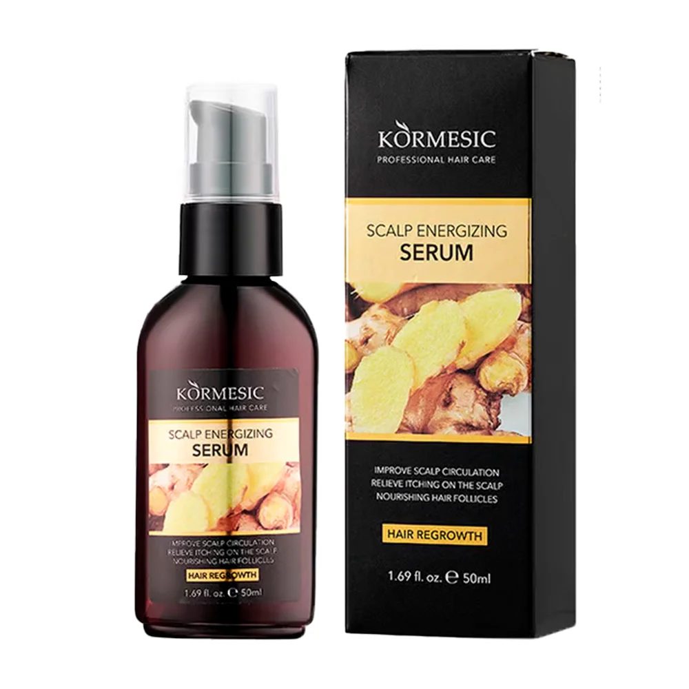 Suero con extracto de jengibre para el cuero cabelludo, 50ml / kormes…