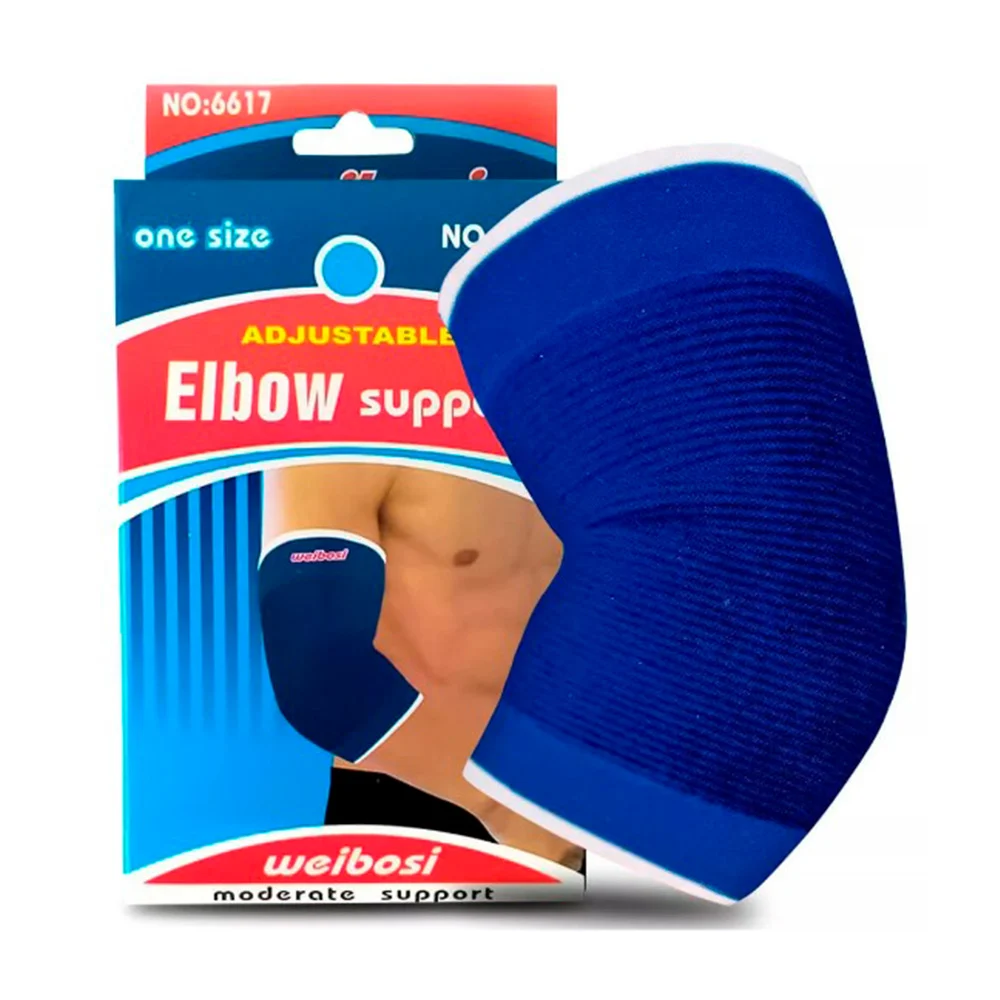 Caja con 2 coderas ortopédicas ajustables de compresión / elbow suppo…