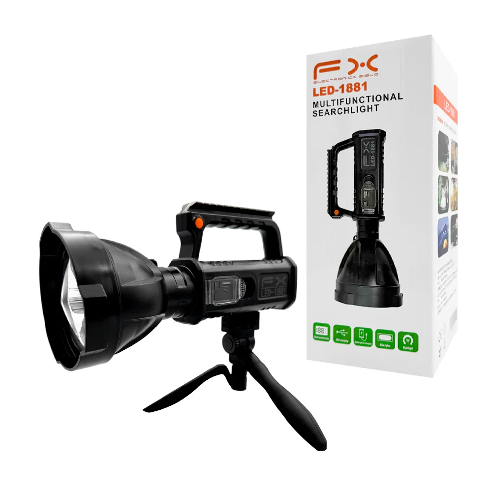1pza Lámpara multifuncional grande, led, recargable, con entrada usb,…