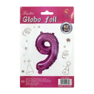 1pza Globo metálico yongli de 42 pulgadas en forma de número, varieda…