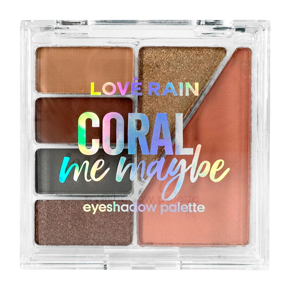 Paleta de sombras coral me maybe con 6 colores diferentes para ojos /…